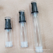 5ml 10ml 12ml 15ml In Stock Airless Black Lotion Pump Bottle Tube Packaging Bottle Skin Care Packaging